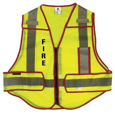 Smith & Wesson Incident Command Vest - High Vis Green | Red