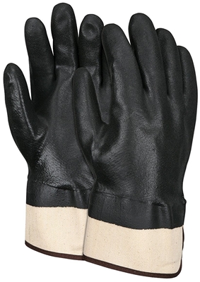 MCR Safety - Double Dipped PVC Jersey Lined Men's Gloves - Large