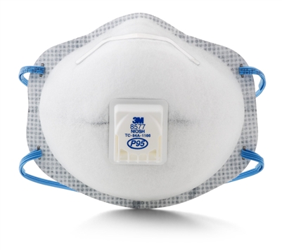 3M 8577 Disposable Particulate Respirator, P95 Mask