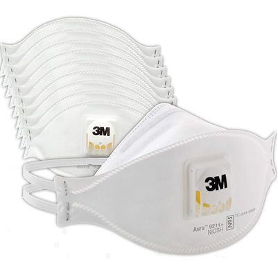 3M 9211+ N95 Aura Particulate Masks - Case of 12