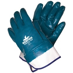 Memphis Glove - Fully Coated Smooth, Safety Cuff (PK of 12)