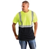 OccuNomix - Class II Black Bottom Safety Shirt - Yellow | Lime