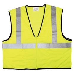 MCR River City - Economy Class II Mesh Safety Vest - Yellow | Lime